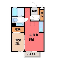 イートンカレッジの物件間取画像